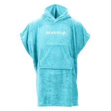 Two Bare Feet Kids Towelling Changing Robe - Aqua