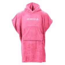 Two Bare Feet Kids Towelling Changing Robe - Hot Pink