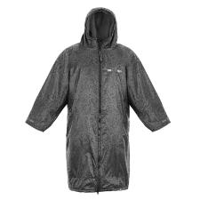 Two Bare Feet Kids Weatherproof Classic Print Changing Robe - Black / Charcoal