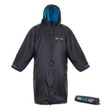 Two Bare Feet Weatherproof Changing Robe & Changing Mat - Black / Blue