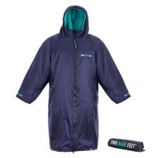 Two Bare Feet Weatherproof Changing Robe & Changing Mat - Navy / Teal