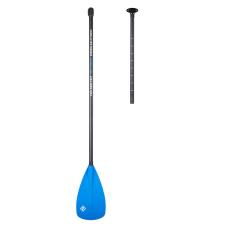 Two Bare Feet 2 Piece Fibreglass Hybrid SUP Paddle - Blue