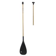 Two Bare Feet 2 Piece Bamboo Carbon Pro SUP Paddle - Black