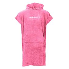 Two Bare Feet Towelling Changing Robe - Hot Pink