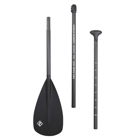 Two Bare Feet 3 Piece Carbon Hybrid SUP Paddle - Black  £79.99