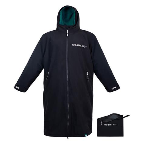 Two Bare Feet Weatherproof Packable Changing Robe & Travel Bag - Black / Sea Green  £84.99