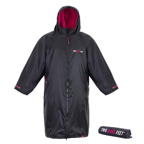 Two Bare Feet Weatherproof Changing Robe & Changing Mat - Black / Raspberry  £84.99