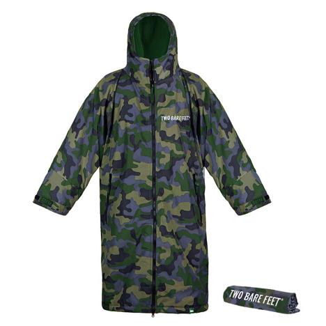 Two Bare Feet Weatherproof Changing Robe & Changing Mat - Green Camo / Green  £89.99